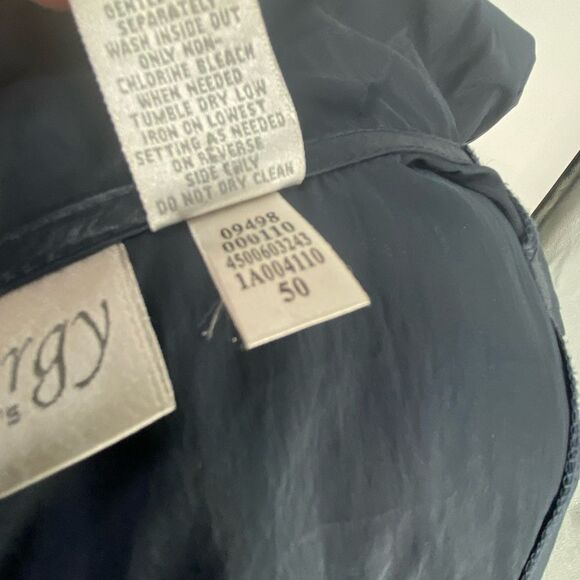 Chico’s Shiny Short Sleeve Hooded Zip Jacket Size 2 - Picture 12 of 15